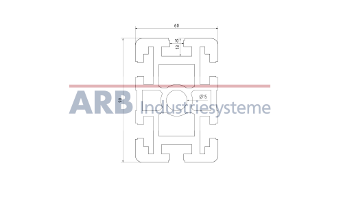 Strebenprofil 60x90