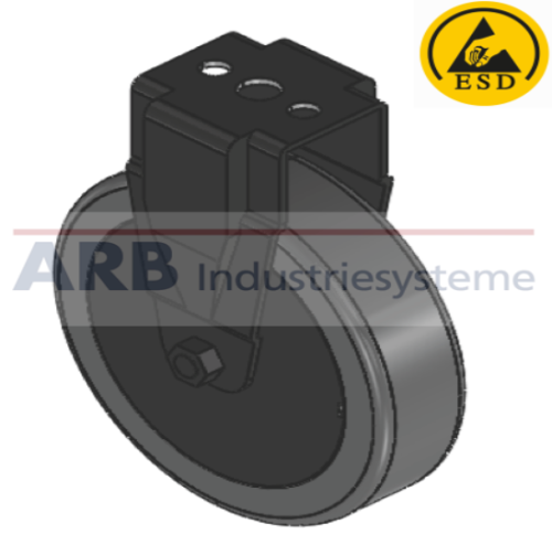 Bockrolle D125 ESD/antistatisch