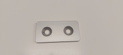 Lasche 8 D40/D40  weißaluminium ähnlich RAL 9006